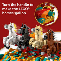 Thumbnail for LEGO Spring Festival Galloping Horse Canvas Kids Building Toy - Year of the Horse Toy for Girls & Boys, Ages 10+ - Buildable Chinese New Year Decoration - Gift Idea for Birthdays & Families - 80119