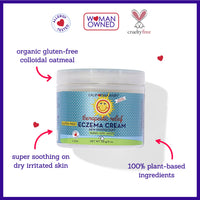 Thumbnail for California Baby Eczema Cream | Steroid-Free Eczema Treatment | Colloidal Oatmeal + Aloe Vera | Soothing Eczema Lotion For Kids + Adults | 57 g / 2 oz.