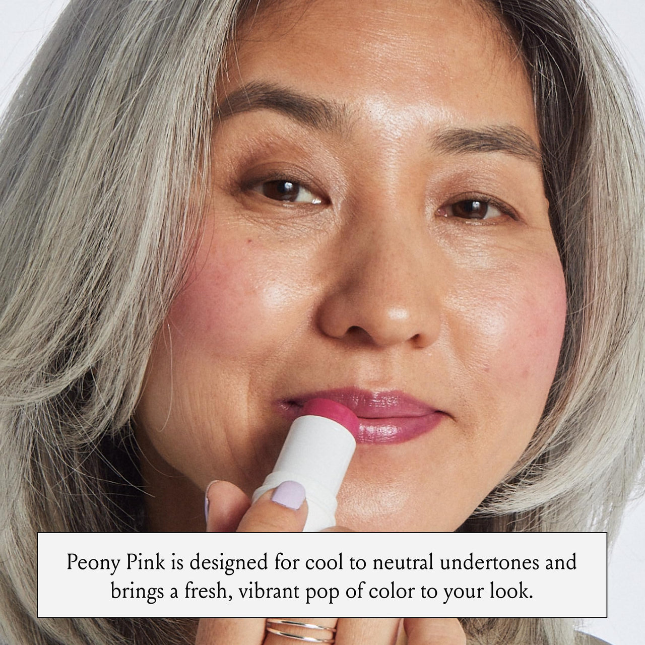 Boomstick Peony Pink ™ - Multistick for Cheeks & Lips - Vegan, Cream Blush Stick & Lipstick - Makeup for Older Women & Mature Skin Boom Stick By Cindy Joseph