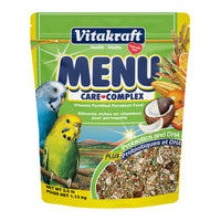 Thumbnail for Vitakraft Menu Premium Parakeet Food - Vitamin-Fortified - Daily Pet Bird Food, 2.5 pounds