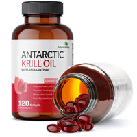 Thumbnail for Futurebiotics Antarctic Krill Oil 1000mg with Omega-3s EPA, DHA, Astaxanthin and Phospholipids - Premium Krill Oil Heavy Metal Tested, Non GMO – 120 Softgels (60 Servings)