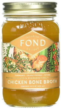 Thumbnail for Fond, Bone Broth Chicken Turmeric Black Pepper, 14 Fl Oz