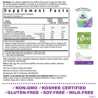 Thumbnail for BlueBonnet Super Earth Rainforest Animalz Calcium Magnesium And Vitamin D3 Chews, Natural Vanilla Frosting, White, 90 Count