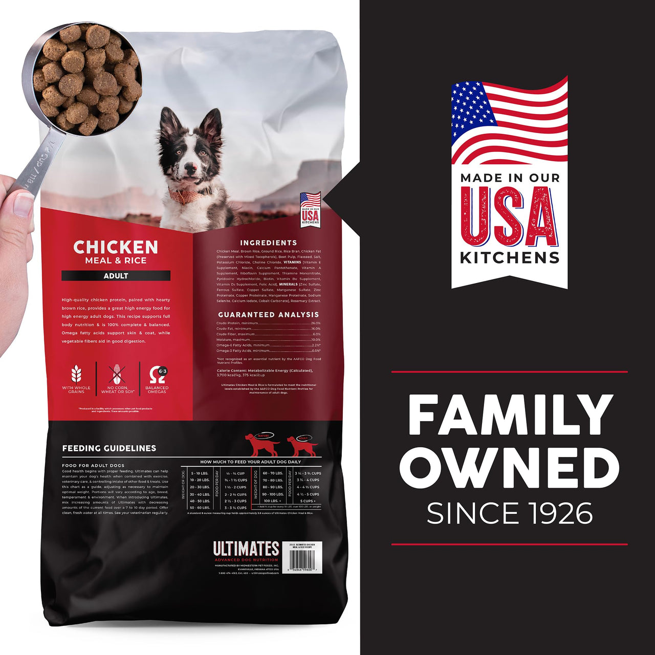ULTIMATES Chicken Meal & Rice Dry Dog Food 5 lb