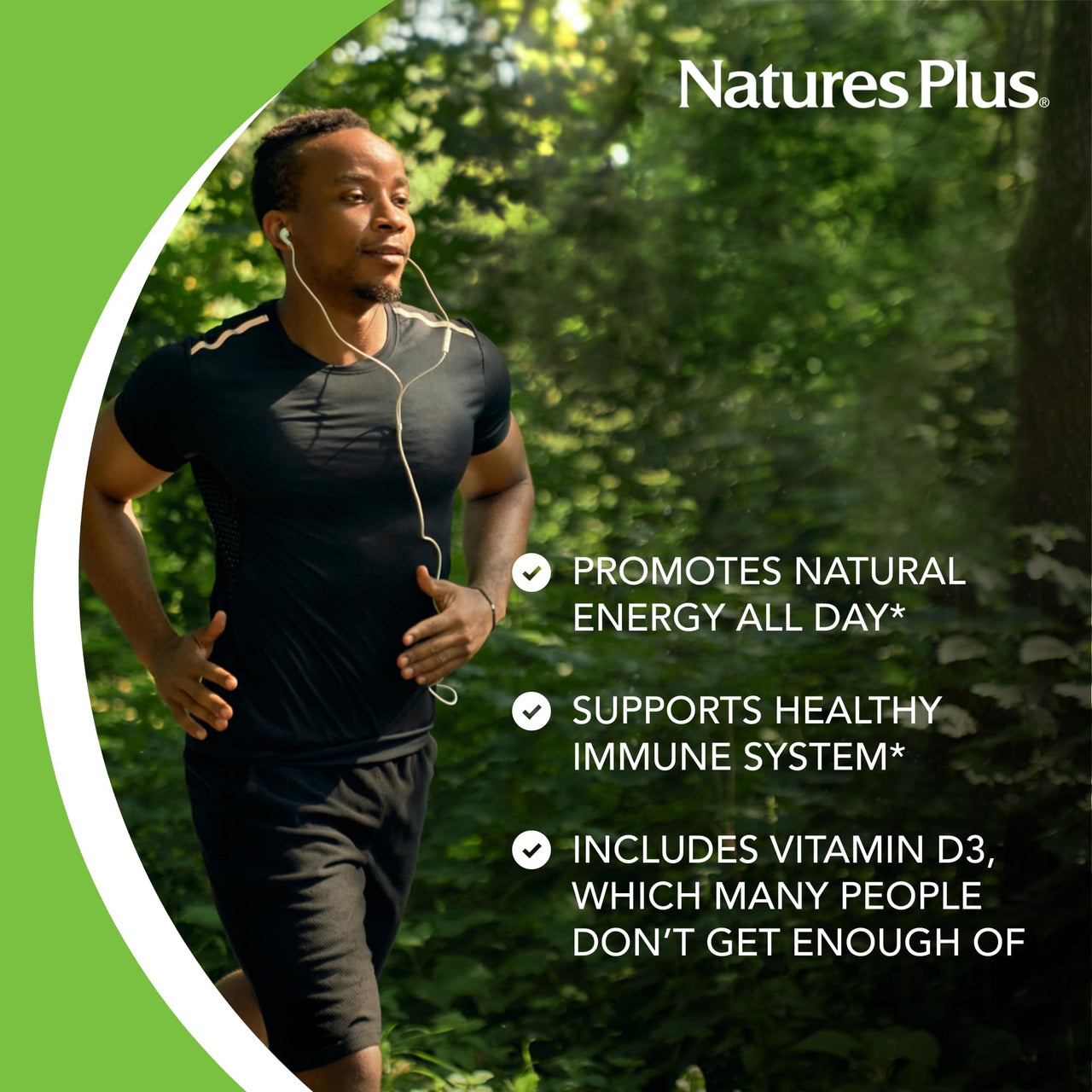 NaturesPlus Source of Life - 180 Capsules - Multivitamin & Mineral Supplement - Supports Natural Energy & Overall Well-Being - Gluten Free, Vegetarian - 20 Servings