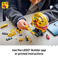 Thumbnail for LEGO Editions Scuderia Ferrari HP Lewis Hamilton Helmet - Building Set for Teens, Ages 14+ - Collectible F1 Display - Bedroom or Home Office Decor - Gift for Racing Fans - 43022