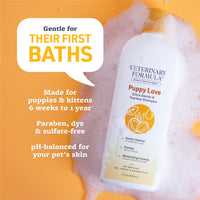 Thumbnail for Veterinary Formula Smart Coat Complex Puppy Love Extra Gentle Tearless Shampoo, 17 Fl oz – for Pups Over 6 Weeks – with Fresh Scent, Long-Lasting Clean – Won't Dry Out Delicate Skin