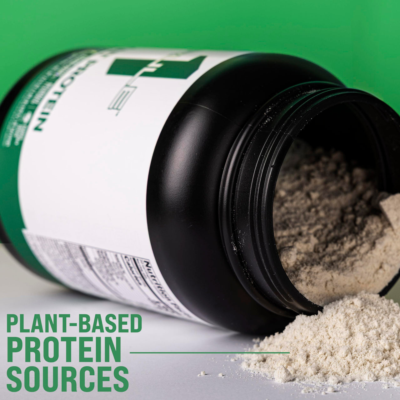 Rule 1 Proteins Plant Protein - Vegan, Gluten-Free, Dairy Free, & Soy Free Protein Powder with 20g Protein per Serving (20 Servings, Dark Chocolate)