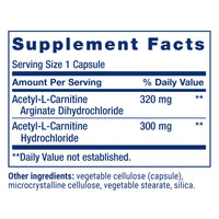 Thumbnail for Life Extension Acetyl-L-Carnitine Arginate, Advanced Brain & Nerve Health, Cellular Energy Support, Gluten-Free, Non-GMO, 90 Capsules