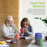 Thumbnail for Balance of Nature Fruits & Veggies Supplements - Whole Fruit and Vegetable Ingredients for Women, Men, and Kids - 90 Fruits Capsules, 90 Veggies Capsules - 1 Set