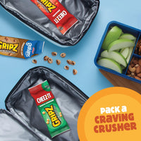Thumbnail for Gripz Mini Baked Snack Crackers, Sweet and Salty Snacks, Variety Pack, 11oz Box (12 Pouches)