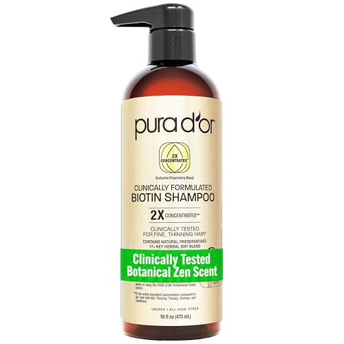 Image 1 of Default Title for the product PURA D'OR Clinically Formulated Biotin Shampoo for Thinning Hair, 16oz