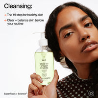 Thumbnail for Youth To The People Superfood Facial Cleanser Full Size - Kale + Green Tea Daily Face Wash, Gentle Makeup Remover, with Soothing Antioxidants for Glowing Skin, pH Balance, Clean Pores – 8 fl oz