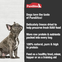 Thumbnail for PureBites Chicken Breast Freeze Dried Dog Treats, 1 Ingredient, Made in USA, 6.2oz