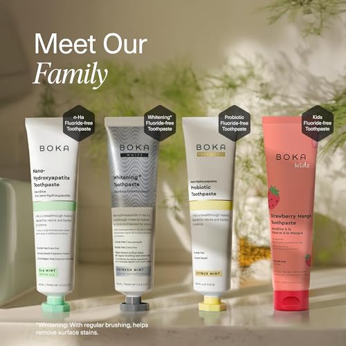 Image 5 of Boka Toothpaste - Nano Hydroxyapatite Toothpaste, Fluoride Free Toothpaste