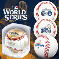 Thumbnail for Rawlings | Official 2024 World Series Champions Los Angeles Dodgers | WS Champs Ball | White/Gold Leather Champions
