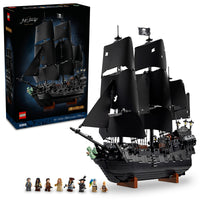 Thumbnail for LEGO Icons Captain Jack Sparrow’s Pirate Ship Building Set for Adults, Ages 18+ - Room Decor for Office, Bedroom or Shelf - Collectible Black Pearl Ship for Pirates of The Caribbean Fans - 10365