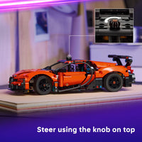 Thumbnail for LEGO Technic Bugatti Chiron Pur Sport Hypercar Building Toy for Boys & Girls - Sports Car Toy W/Realistic Steering & Engine for Kids & Racing Fans, Ages 9+ - Gift Idea for Birthdays - 42222