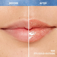 Thumbnail for Covergirl Clean Fresh Yummy Plumper Lip Gloss, 900 It's Gold Outside, Shiny, Vegan Formula, Easy to Apply, Minty Flavor, 0.33oz