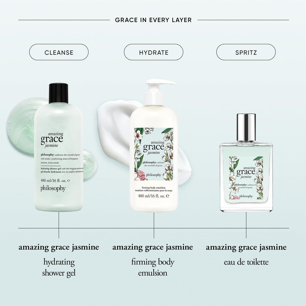 philosophy amazing grace jasmine eau de toilette 2 fl oz