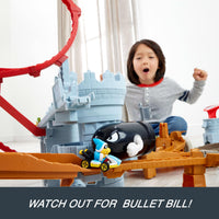 Thumbnail for Hot Wheels Mario Kart Bowser’s Castle Playset & Kamek