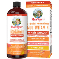 Thumbnail for MARYRUTH'S Liquid Multivitamin+Hair Growth | Clinically Tested for Thicker Hair & Facial Wrinkles in Women | Biotin 10000mcg | Lustriva Hair Growth Supplement | Skin Care | Age 18+ | 30 Fl Oz