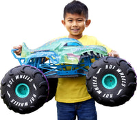 Thumbnail for Hot Wheels RC Monster Trucks Mega-Wrex in 1:6th Scale, Extra Large Remote-Control Toy Truck, More Than 2ft Long