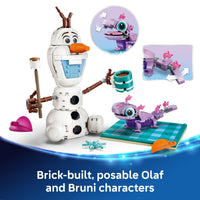 Thumbnail for LEGO Disney Frozen Olaf and Bruni’s Picnic Fun Building Toy - Frozen Toys for Girls & Boys, Ages 7+ - Disney Gifts for Kids & Fans - 43287