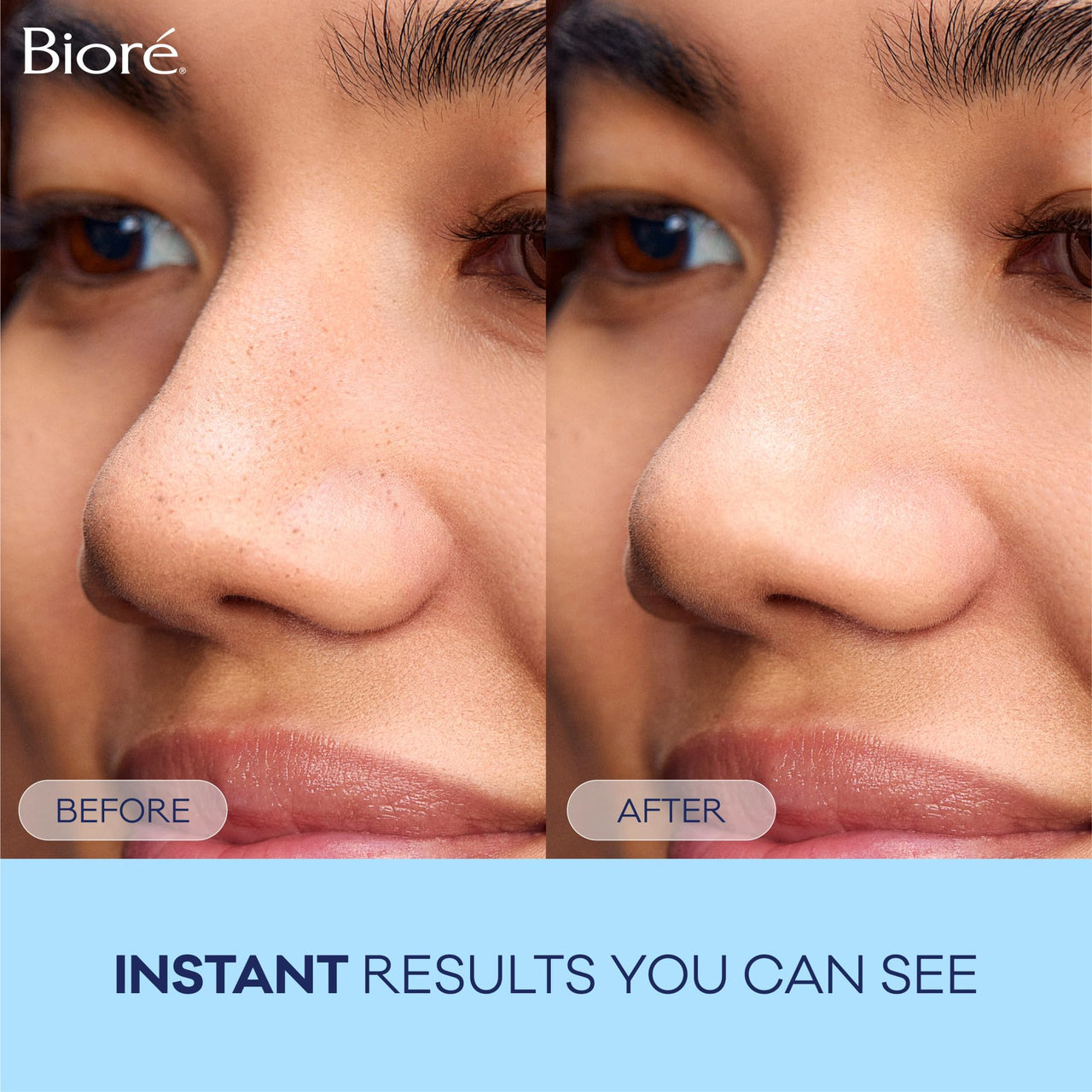 Bioré Original Blackhead Remover Strips, Deep Cleansing Nose Strips With Instant Pore Unclogging, Features C-Bond Technology, Oil-Free, Non-Comedogenic Use, 14 Count, Pack of 4