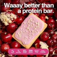 Thumbnail for Legendary Foods 22g Protein Pastry 0g Added Sugar, Low Carb, Gluten Conscious, Keto Snack, Ideal for Glucose Management, Includes Whey Protein Isolate, 8 Pack Cherry Crumble