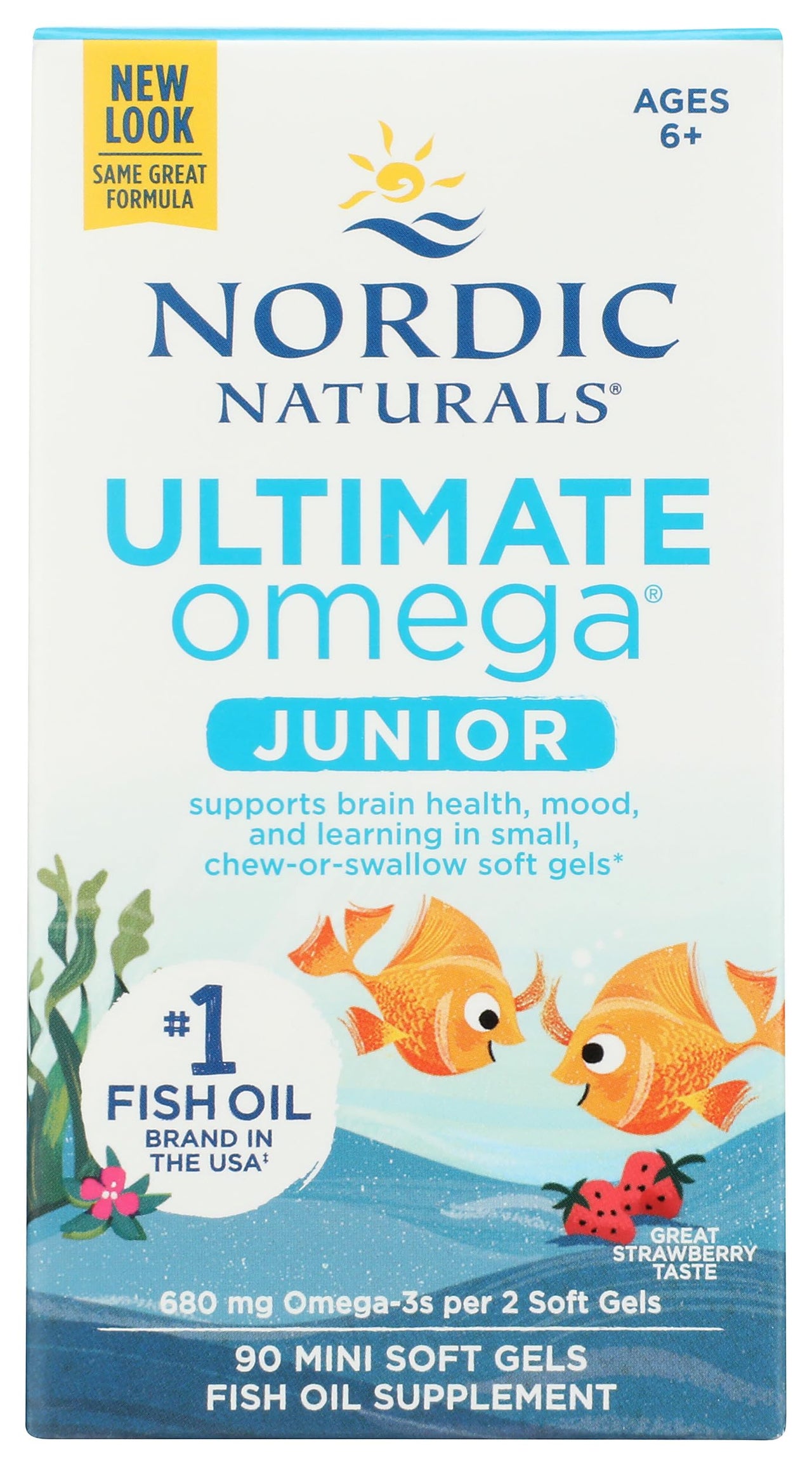 Nordic Naturals, Ultimate Omega Junior 680Mg, 90 Count