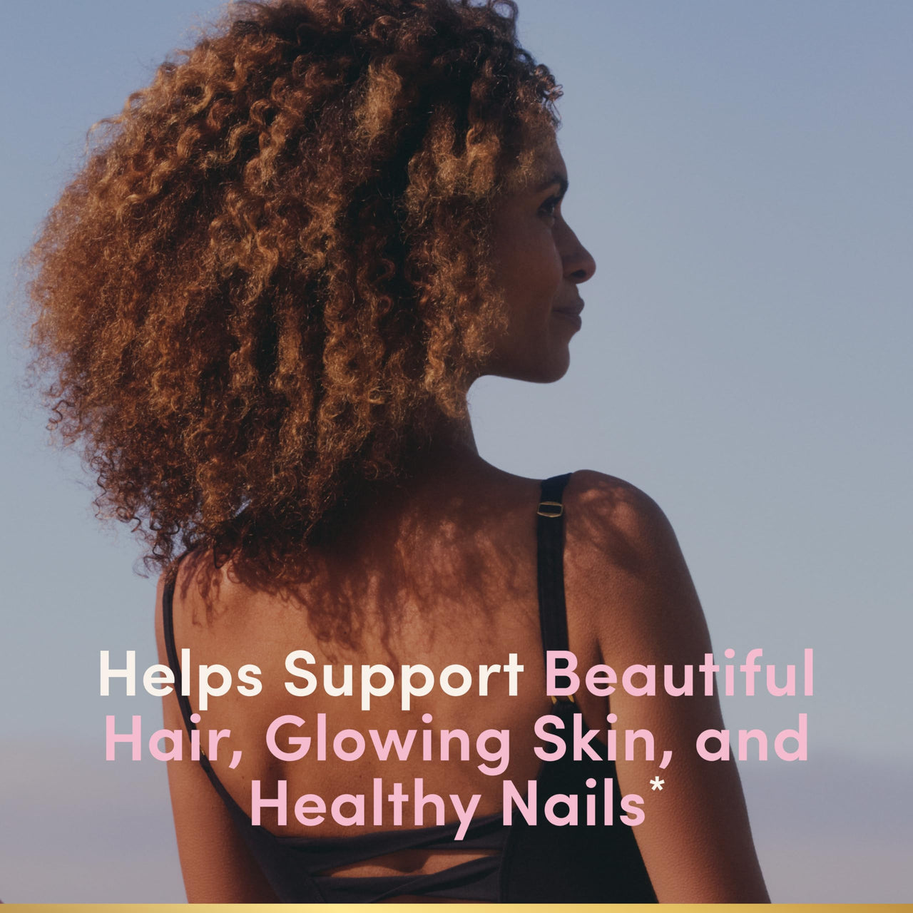 Nature's Bounty Optimal Solutions Hair, Skin and Nails Collagen Pectin Gummies, 100 mg Collagen and 2,500 mcg Biotin Per Serving, Made with Fruit Pectin, No Stick Gummy, Tropical Citrus Flavor, 200 ct