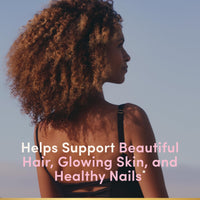 Thumbnail for Nature's Bounty Optimal Solutions Hair, Skin and Nails Collagen Pectin Gummies, 100 mg Collagen and 2,500 mcg Biotin Per Serving, Made with Fruit Pectin, No Stick Gummy, Tropical Citrus Flavor, 200 ct
