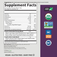 Thumbnail for Garden of Life Sport Organic Plant Based Energy + Focus Clean Pre Workout Powder, with 85mg Caffeine, Natural No Booster, B12, Vegan, Gluten Free, Non-GMO, BlackBerry, 15.3 Oz