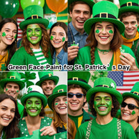 Thumbnail for MEICOLY Light Green Face Body PaintGreen Face Paint for St Patricks Day Accessories, Halloween Witch Makeup Elphaba Costume,Hunting Hulk Camo Face Paint for Adults Kids