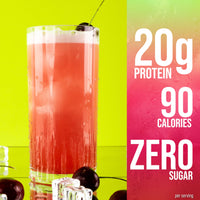 Thumbnail for Rule 1 Proteins Clear Whey Isolate - 20g All-Whey Isolate Protein Mix, Over 9g EAAs, 90 Calories, Zero Sugar, Easy to Digest, Light, Crisp, and Refreshing Taste (27 Servings, Cherry Limade)