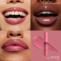 Thumbnail for NYX PROFESSIONAL MAKEUP Butter Gloss, Non-Sticky Lip Gloss - Angel Food Cake (True Mauve)