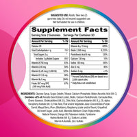 Thumbnail for Centrum MultiGummies Multi+ Beauty Dual Action Multivitamin, Specially Designed with Biotin for Healthy Hair, Skin and Nails, Cherry/Berry/Orange Flavors - 100 Count