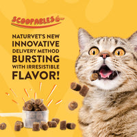 Thumbnail for NaturVet Scoopables Quiet Moments Cat Calming Aid - Promotes Calm with Stressful Events Storms, Fireworks, Travel, Separation Anxiety - Cat Health Supplement w/Melatonin - Salmon Flavored | 5.5oz Bag