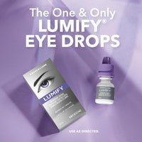 Thumbnail for LUMIFY Eye Drops for Red Eyes, Redness Reliever for Brighter Looking Eyes, Works in 1 Minute & Lasts Up to 8 Hours, Eye Drops, 0.08 Fl Oz (2.5 mL)