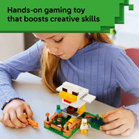 Thumbnail for LEGO Minecraft Chicken Farm Building Toy for Kids - Video Game Playset & Figures for Boys & Girls, Ages 7+ - Gift for Birthdays - 21585