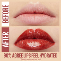 Thumbnail for Maybelline Lifter Gloss, Hydrating Lip Gloss with Hyaluronic Acid, Rust, Warm Neutral, 0.18 Ounce