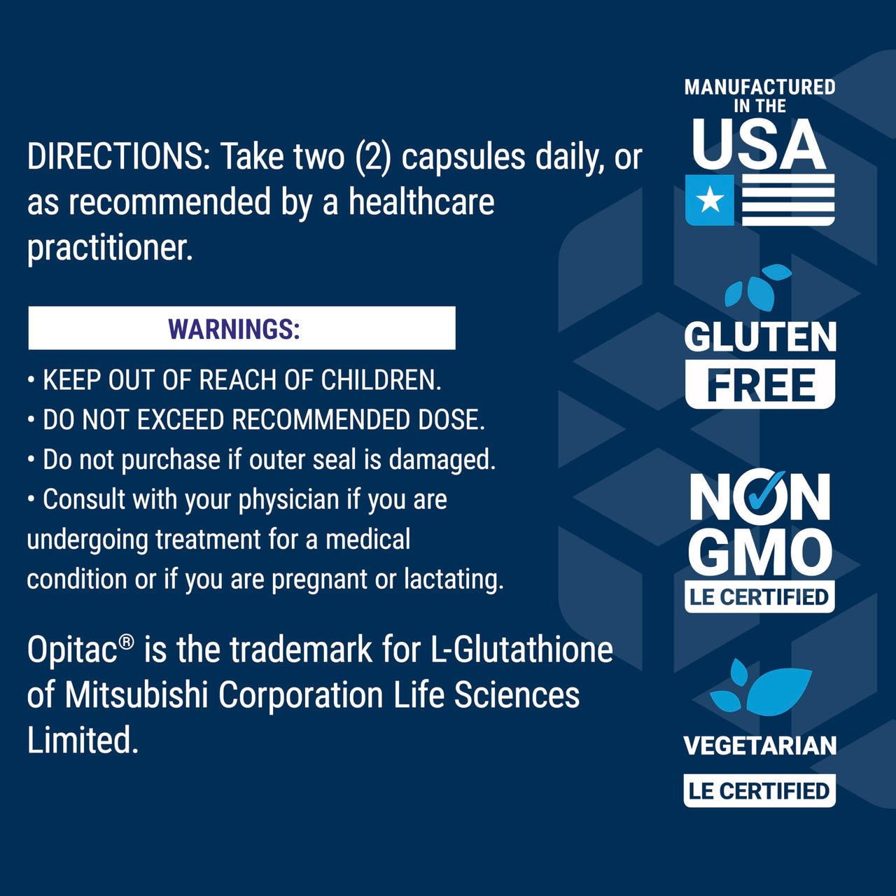 Life Extension Glutathione 500 mg – Glutathione Capsules, Antioxidant Supplement, Oxidative Stress, Active Reduced Form – Gluten-Free, Non-GMO, Vegetarian – 60 Capsules