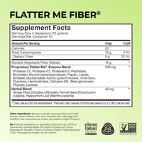 Thumbnail for HUM Flatter Me Fiber Supplement for Women & Men, Prebiotics & Digestive Enzymes to Support Weight & Bloating, Digestive & Gut Health, Fiber Powder Drink Mix, Strawberry Lemon - 10 Servings