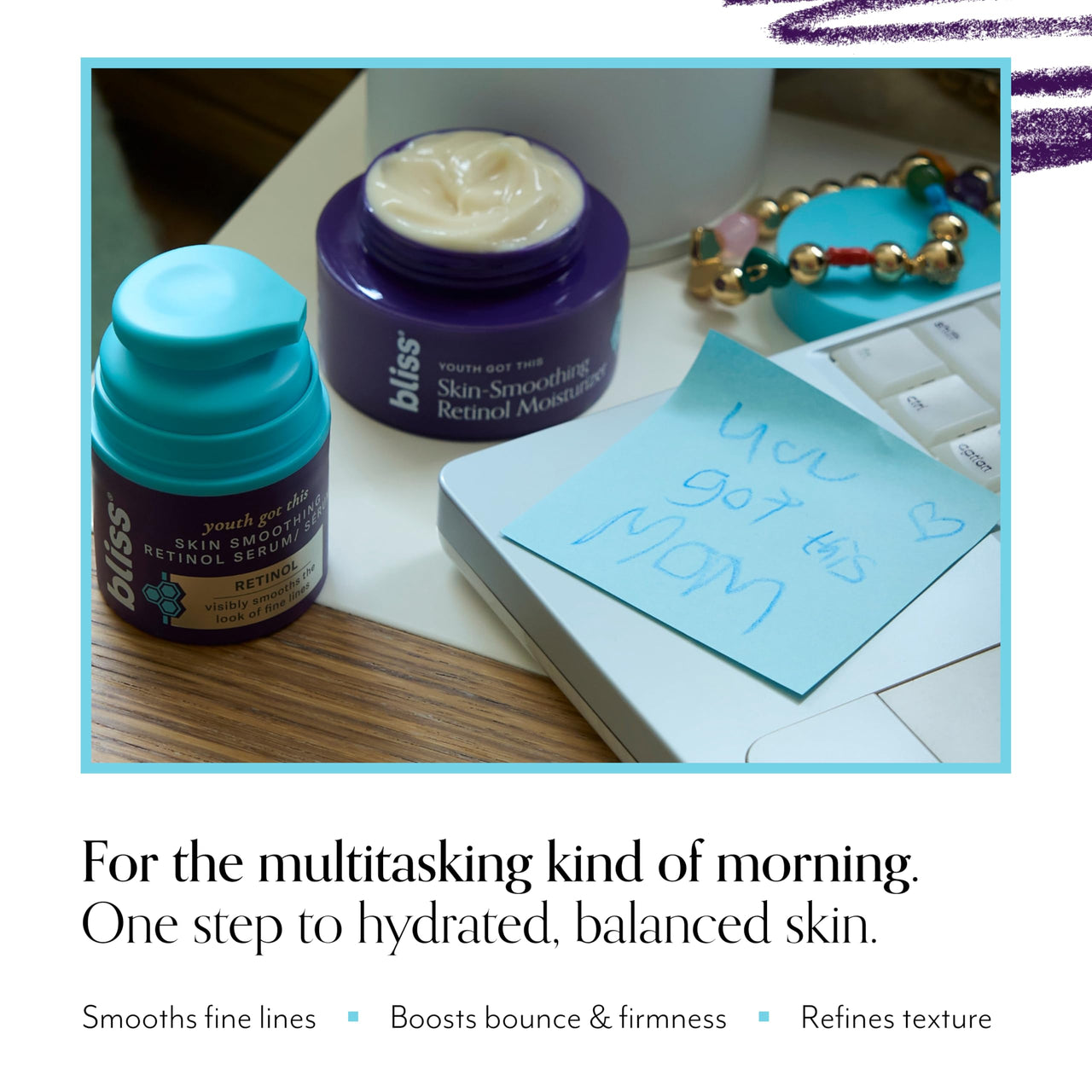 Bliss Youth Got This Retinol Moisturizer | Pure Retinol + PREVENT-4™ Complex for Fine Lines, Texture & Deep Hydration | Clean, Fragrance-Free, Vegan & Cruelty-Free | 50 mL