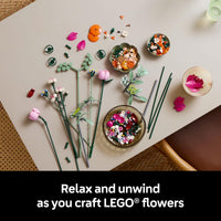 Thumbnail for LEGO Botanicals Pretty Pink Flower Bouquet Building Set for Adults - Gifts for Birthdays - Artificial Flowers for Decor or Table Display - 10342