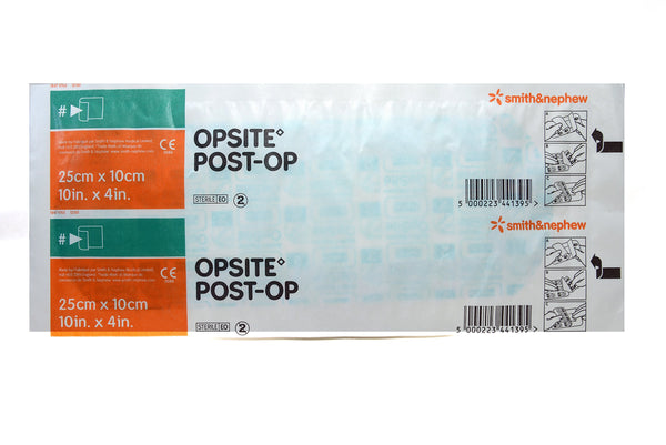 OpSite Post Op Transparent Film Dressing with Pad Rectangle 10 X 4 Inch 3 Tab Delivery Without Label Sterile, 66000714 - Sold by: Pack of One