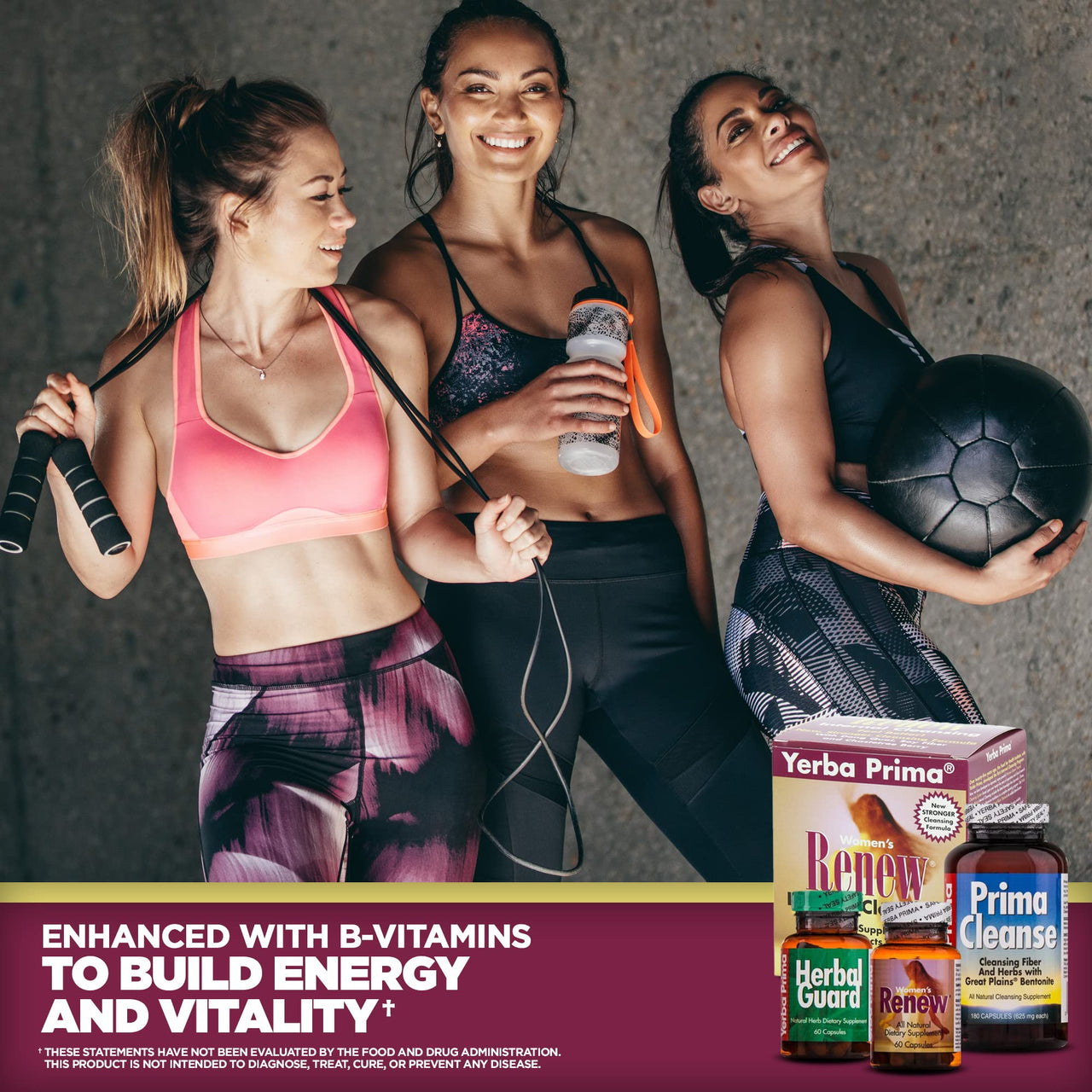 Yerba Prima Women’s Renew Internal Cleansing System - 30 Day Cleanse and Detox Kit - Female Detoxifying Herbal Support Supplements