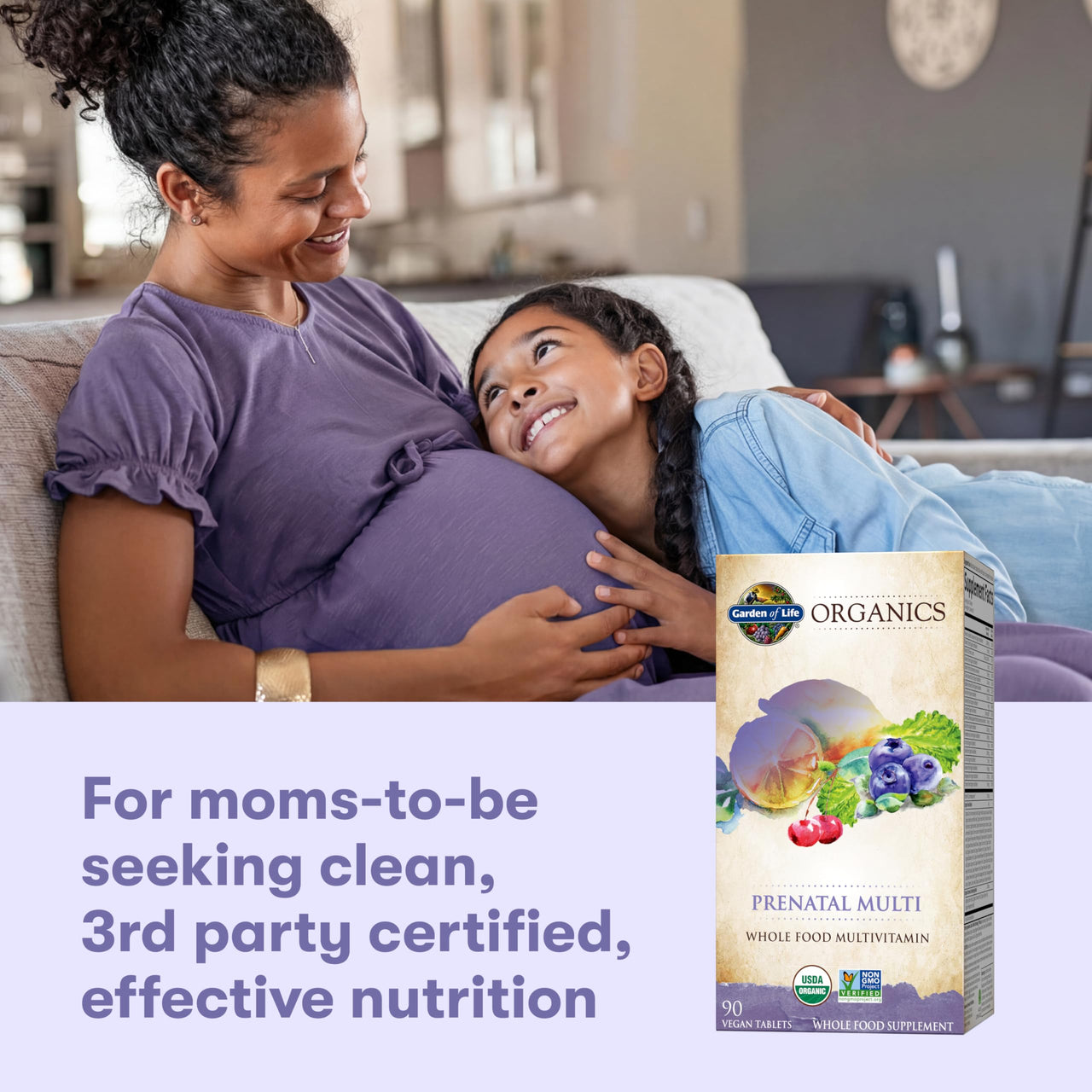 Garden of Life Organics, Prenatal Multi, 90 Vegan Tablets