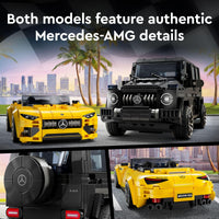 Thumbnail for LEGO Speed Champions Mercedes-AMG G 63 & SL 63 Building Toys - Kids Pretend Play Toy Cars for Boys & Girls, Ages 10+ Years - Gifts for Christmas - 76924